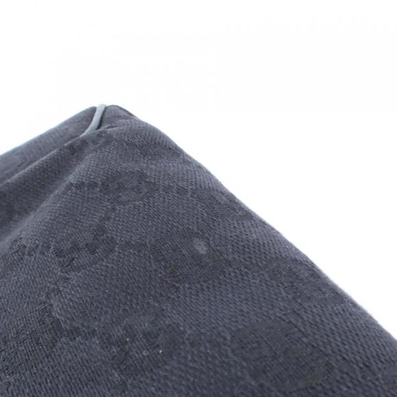 GUCCI Black Leather Shoulder Bag with Gold Chain 114915 - Picture 3 of 10